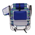 Mainstays Backpack Aluminum Beach Chair, Multi-color