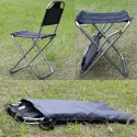 Outdoor Chair Camping Portable Folding Aluminum Foldable Fishing Chair Stool Seat Hiking Tools Picnic Camping Stool MIni Storage