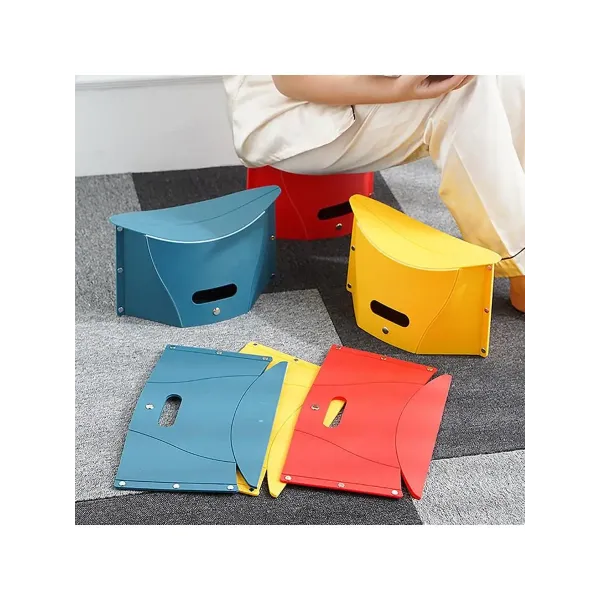 Portable Folding Step Stool Card Folding Shrink Stools Outdoor Camping Fishing Chair Home Travel Multifunction Non Slip Chairs