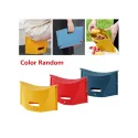 Portable Folding Step Stool Card Folding Shrink Stools Outdoor Camping Fishing Chair Home Travel Multifunction Non Slip Chairs