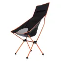 Foldable Outdoor Chair Collapsible Camping Chair Portable Folding for Beach Picnic Seat Folding Chair for Fishing BBQ Hiking