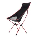 Foldable Outdoor Chair Collapsible Camping Chair Portable Folding for Beach Picnic Seat Folding Chair for Fishing BBQ Hiking