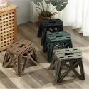 Outdoor Portable Folding Stool High Load-bearing Handle Design Durable Mini Chair Fishing Stool Square Stool Maza Camping Stool