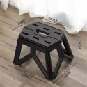 Outdoor Portable Folding Stool High Load-bearing Handle Design Durable Mini Chair Fishing Stool Square Stool Maza Camping Stool